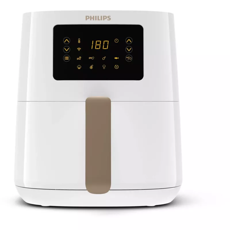 Philips 5000 Serie HD9255/30 Heißluftfritteuse Einzel 4,1 l Standgerät 1400 W Gold, Weiß