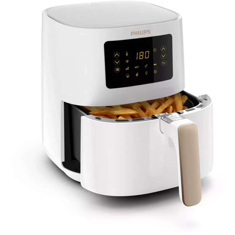 Philips 5000 Serie HD9255/30 Heißluftfritteuse Einzel 4,1 l Standgerät 1400 W Gold, Weiß