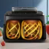 Heißluftfritteuse Philips 5000 Serie NA551/00 — 9 L Kapazität, 2300 W, Touch-Steuerung, LED-Anzeige, schwarz/silber