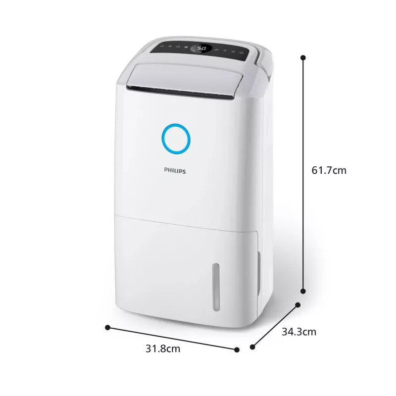 Philips 5000er Serie DE5305/11 Luftentfeuchter 4 L 54 dB Weiß