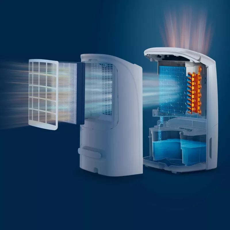 Philips 5000er Serie DE5305/11 Luftentfeuchter 4 L 54 dB Weiß