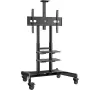 TV-Bodenständer ONKRON TS1881-B für 50-Zoll–86-Zoll Bildschirme, 105,9 kg Tragfähigkeit, VESA 200x200–800x500, Höhe 1350–1650 mm, schwarz