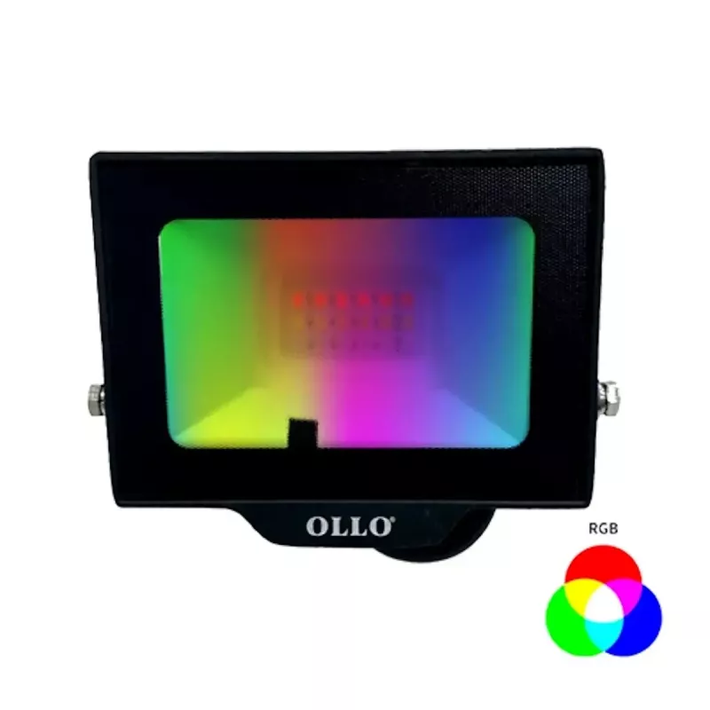 Outdoor LED-Flutlicht OLLO VS121C-20W-RGB 20W 1900lm RGB