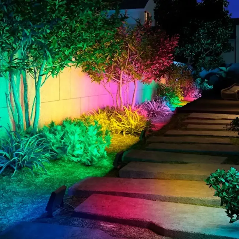 LED-Außenstrahler OLLO VS121C-50W-RGB — 50 W, 4750 lm, RGB