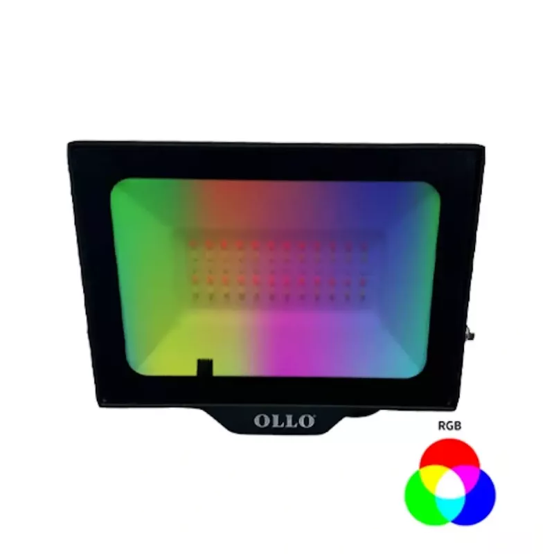 LED-Außenstrahler OLLO VS121C-50W-RGB — 50 W, 4750 lm, RGB