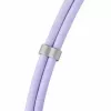 Intenso USB-C Ladekabel-Trageband Handy-Halsband 60W Schnellladung, verstellbare Länge 1,65 m, Nylon, Lila