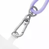 Intenso USB-C Ladekabel-Trageband Handy-Halsband 60W Schnellladung, verstellbare Länge 1,65 m, Nylon, Lila