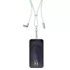 Intenso USB-C Ladeband Handy-Halsband-Kabel 60W Schnellladung verstellbare Länge 1,65m Nylon Grün