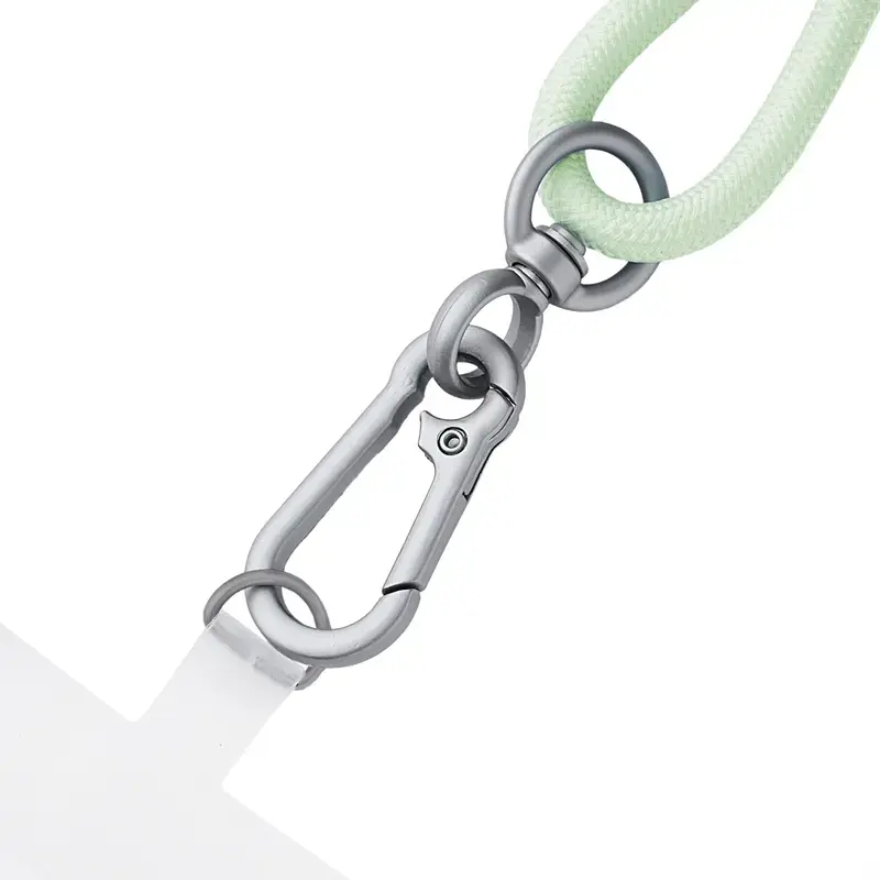 Intenso USB-C Ladeband Handy-Halsband-Kabel 60W Schnellladung verstellbare Länge 1,65m Nylon Grün
