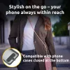 Intenso USB-C Lade-Lanyard Telefon-Halsbandkabel 60 W Schnellladung verstellbare Länge 1,65 m Nylon Mehrfarbig