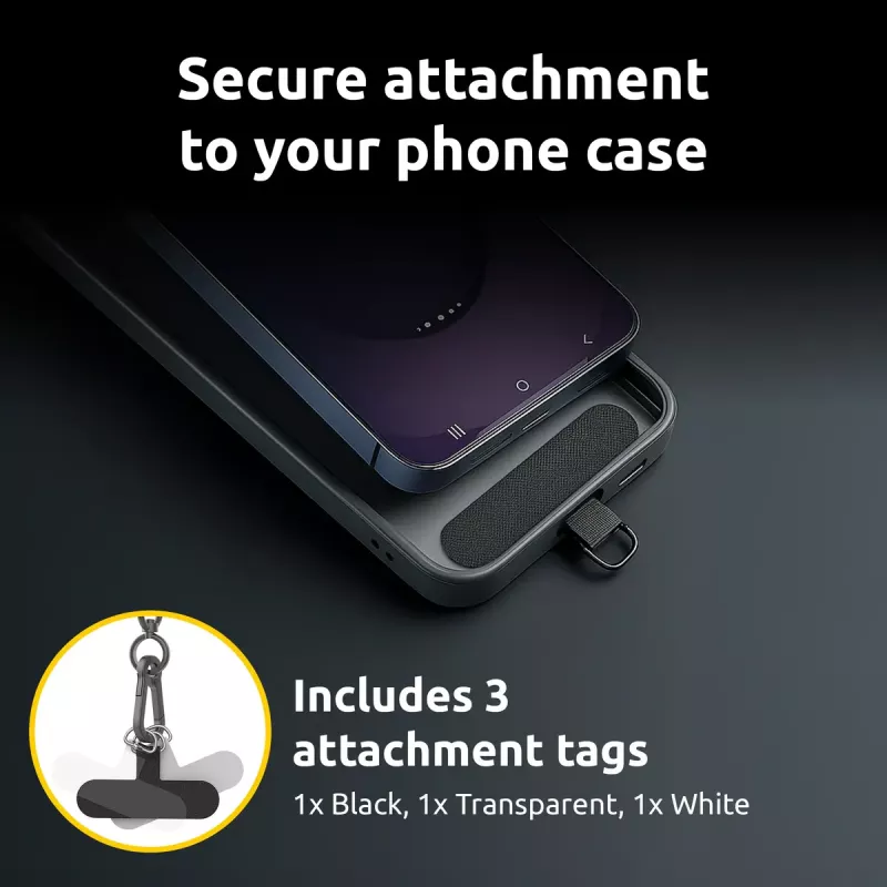 Intenso USB-C Lade-Lanyard Telefon-Halsbandkabel 60 W Schnellladung verstellbare Länge 1,65 m Nylon Mehrfarbig