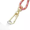 Intenso USB-C Lade-Lanyard Telefon-Halsbandkabel 60 W Schnellladung verstellbare Länge 1,65 m Nylon Mehrfarbig