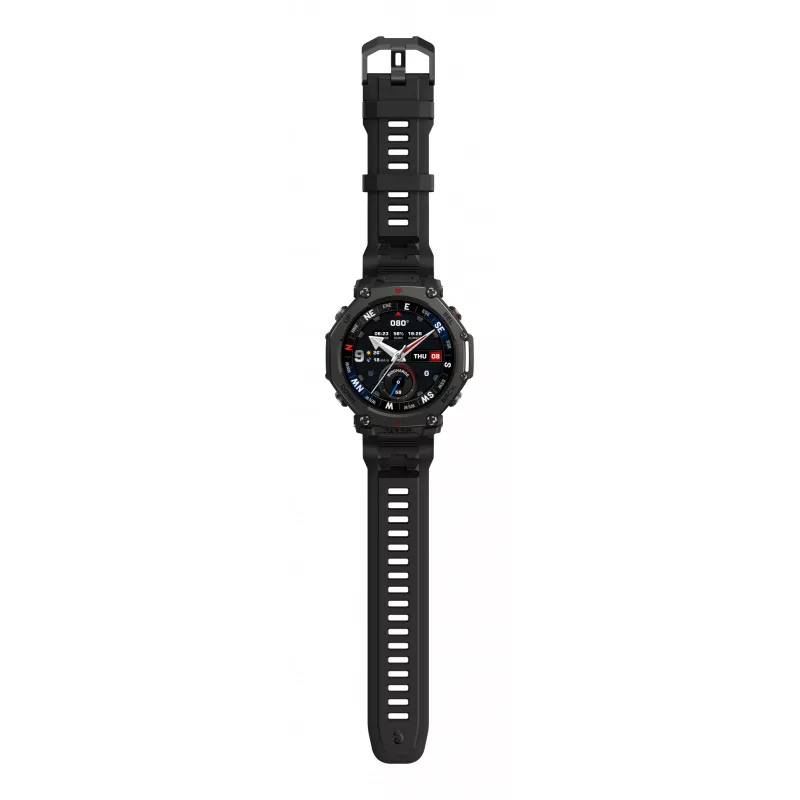 Amazfit T-Rex 3 Pro 3,81 cm (1,5 Zoll) AMOLED 48 mm Digital 480 x 480 Pixel Touchscreen Schwarz WLAN GPS (Satellit)