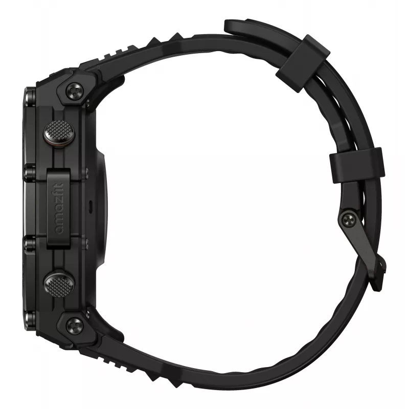 Amazfit T-Rex 3 Pro 3,81 cm (1,5 Zoll) AMOLED 48 mm Digital 480 x 480 Pixel Touchscreen Schwarz WLAN GPS (Satellit)