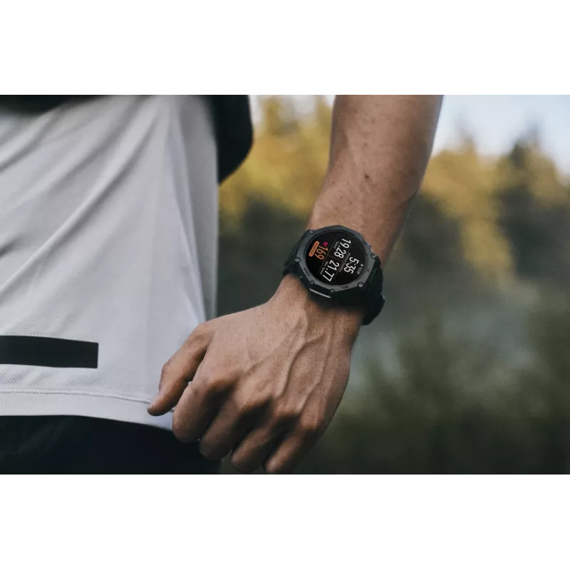 Amazfit T-Rex 3 Pro 3,81 cm (1,5 Zoll) AMOLED 48 mm Digital 480 x 480 Pixel Touchscreen Schwarz WLAN GPS (Satellit)