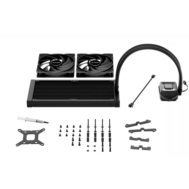 All-in-One-Flüssigkeitskühler be quiet! PURE LOOP 3 — 140-mm-Lüfter, Schwarz, unterstützt LGA 1150/1151/1155/1200/1700 und AM4/AM5
