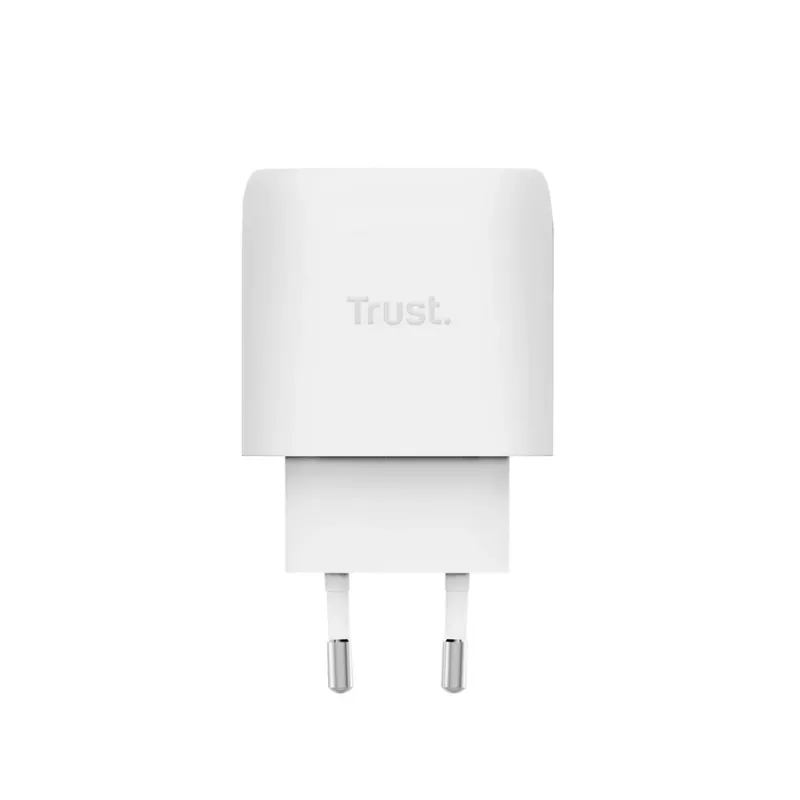 TRUST Maxo 45W USB-C GaN-Ladegerät, 45 W, USB-C-Ausgang, max. 20 V, 2 m Kabel, Weiß