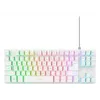 Mechanische Tenkeyless-Gaming-Tastatur TRUST GXT 833W Thado TKL – USB, QWERTY US, RGB, Weiß, 87 Tasten