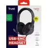 Trust Ayda Max Headset Kabelgebunden Head-band Anrufe/Musik USB Typ-C / USB Typ-A Schwarz