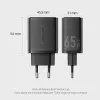 Vention FERW0-EU 65W Indoor AC-Schnellladegerät für Laptop, Smartphone, Tablet, Smartwatch, Kopfhörer, 2× USB-C, Weiß