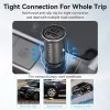Auto-Ladegerät Vention Two-Port USB A+C(18/20) Grau Mini Style Aluminiumlegierung Typ