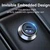 Auto-Ladegerät Vention Two-Port USB A+C(18/20) Grau Mini Style Aluminiumlegierung Typ