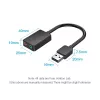 Vention 2-Port externe USB-Soundkarte 0,15 m Schwarz 2.1 Kanäle 16 Bit