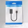Vention 2-Port externe USB-Soundkarte 0,15 m Schwarz 2.1 Kanäle 16 Bit