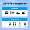 Vention USB 2.0 Externer Stereo-Sound-Adapter mit Lautstärkeregelung 0,15 M Schwarz ABS