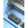 Vention USB 2.0 Externer Stereo-Sound-Adapter mit Lautstärkeregelung 0,15 M Schwarz ABS
