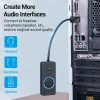 Vention USB 2.0 Externer Stereo-Sound-Adapter mit Lautstärkeregelung 0,15 M Schwarz ABS