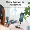 Vention USB 2.0 Externer Stereo-Sound-Adapter mit Lautstärkeregelung 0,15 M Schwarz ABS