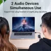 Vention USB 2.0 Externer Stereo-Sound-Adapter mit Lautstärkeregelung 0,15 M Schwarz ABS