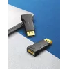 DisplayPort-auf-HDMI-Adapter Vention HBOB0, DisplayPort-Stecker auf HDMI-Buchse, schwarz, vergoldete Kontakte