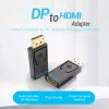 DisplayPort-auf-HDMI-Adapter Vention HBKB0 – DP-Stecker auf HDMI-Buchse, schwarz, vergoldete Kontakte