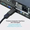 DisplayPort-auf-HDMI-Adapter Vention HBKB0 – DP-Stecker auf HDMI-Buchse, schwarz, vergoldete Kontakte