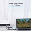 DisplayPort-auf-HDMI-Adapter Vention HBKB0 – DP-Stecker auf HDMI-Buchse, schwarz, vergoldete Kontakte