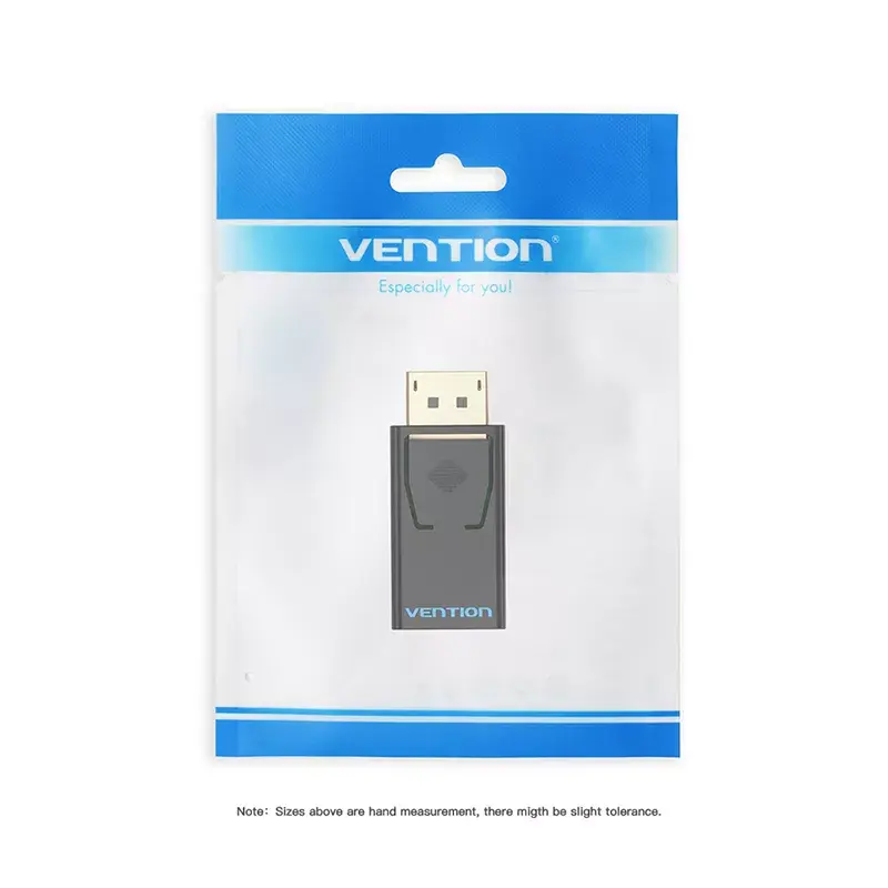 DisplayPort-auf-HDMI-Adapter Vention HBKB0 – DP-Stecker auf HDMI-Buchse, schwarz, vergoldete Kontakte