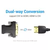 Vention HDMI-Buchse auf DVI-Stecker Adapter Schwarz 1920x1080 60Hz