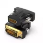 Vention HDMI-Buchse auf DVI-Stecker Adapter Schwarz 1920x1080 60Hz