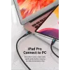 USB Adapter Vention CDWB0 USB 2.0 Stecker auf USB-C Buchse Schwarz PVC