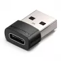 USB Adapter Vention CDWB0 USB 2.0 Stecker auf USB-C Buchse Schwarz PVC