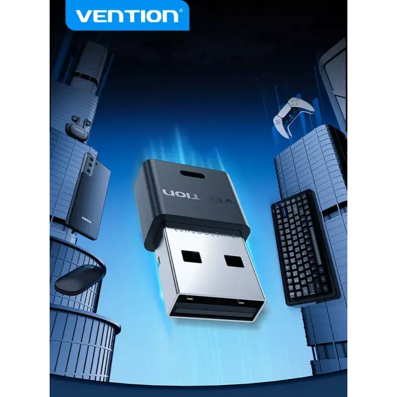 USB Bluetooth Netzwerkadapter Vention NAHB0 — kabelloser USB-Host, Bluetooth-Schnittstelle, schwarz