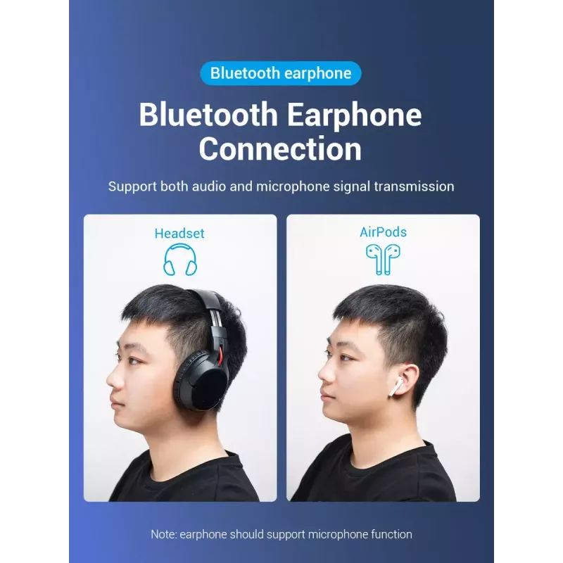 USB Bluetooth 5.0 Adapter Vention CDSB0 Schwarz