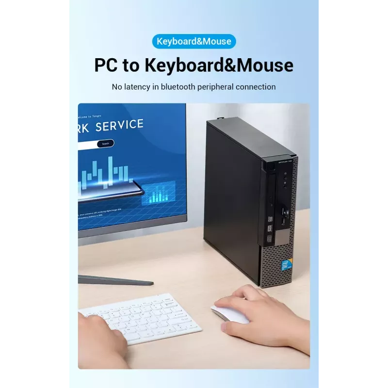 USB Bluetooth 5.0 Adapter Vention CDSB0 Schwarz