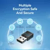 Vention USB Wi-Fi Dualband-Adapter 2,4G/5G Schwarz Wireless USB 433 Mbit/s