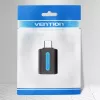 Vention USB-C auf USB 3.0 OTG Adapter CDUB0 — USB-C Stecker auf USB-A Buchse, schwarz PVC, vernickelte Kontakte