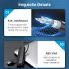 USB 2.0 Hub Vention 3-Port mit 100M Ethernet Adapter, USB 2.0 Host, 4 Ports, Schwarz