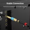 Audio-Adapter Vention VDD-C03 — 6,5mm (Stecker) auf Cinch (Buchse), vergoldete Kontakte, blau