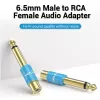 Audio-Adapter Vention VDD-C03 — 6,5mm (Stecker) auf Cinch (Buchse), vergoldete Kontakte, blau
